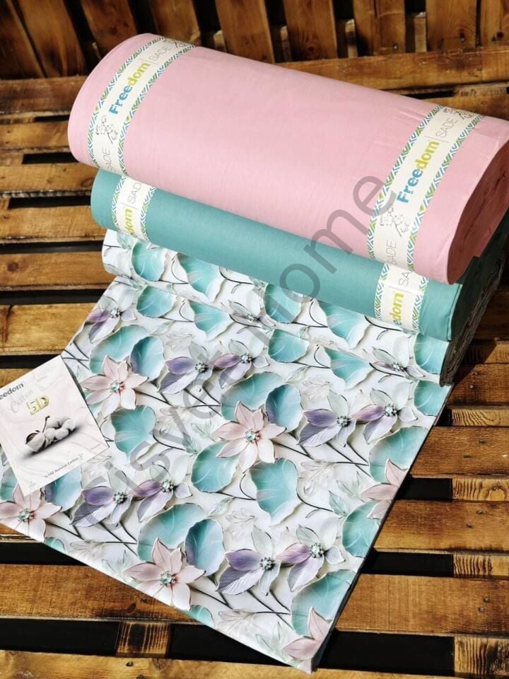 5D Dijital Poplin Kumaş  – 240 cm  %100 Pamuk  130 GSM