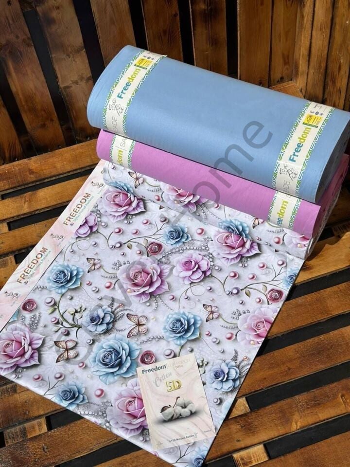5D Dijital Poplin Kumaş  – 240 cm  %100 Pamuk  130 GSM