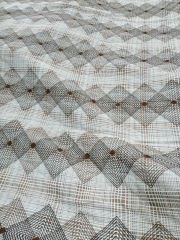 Kahve Karmaşa Yazlık pike Çift Kişilik 200x230