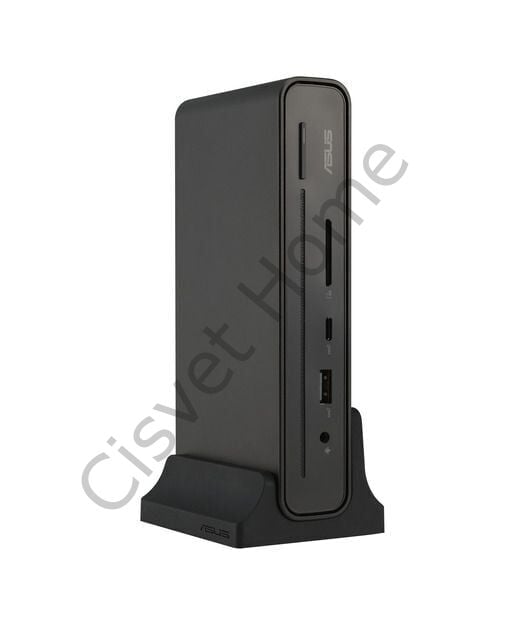 ASUS DC300 USB-C Dock – 3 Ekran Desteği, 90W Güç Dağıtımı, HDMI 2.0, DisplayPort 1.4, Ethernet LAN, SD Kart Okuyucu