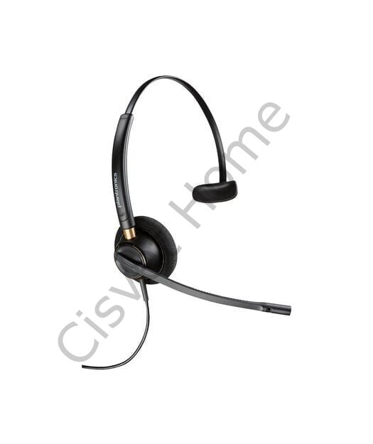 Poly EncorePro 510D – Tek Taraflı Kablolu Kulaklık, Boom Mikrofon, SoundGuard DIGITAL, Siyah