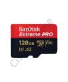 SanDisk Extreme Pro microSD UHS I Card 128GB for 4K on SmartP, Cam Drones 200MB/s R, 90MB/s W