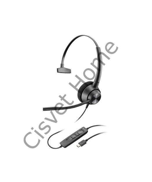 Poly EP 310 USB-C Mono HS TAA – Tek Taraflı Profesyonel Kulaklık, Gürültü Önleyici Mikrofon