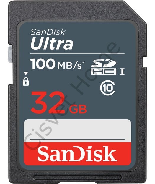 SanDisk Ultra SDHC 32GB – 100MB/s Okuma, Class 10, UHS-I U1, Full HD Video, Dayanıklı Tasarım, 2 Yıl Garanti
