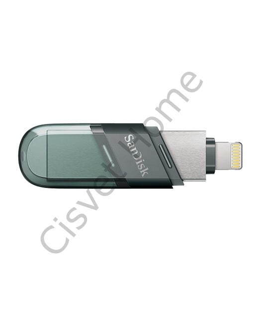 SanDisk iXpand Flash Drive 128GB – USB Type-A & Lightning, iPhone/iPad Uyumlu, Metal Gövde, Kompakt Tasarım, 2 Yıl Garanti