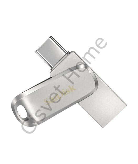 SanDisk Ultra Dual Drive Luxe 128GB – USB Type-C & Type-A, 150MB/s Okuma, Metal Gövde, Anahtarlık Tasarım, 2 Yıl Garanti