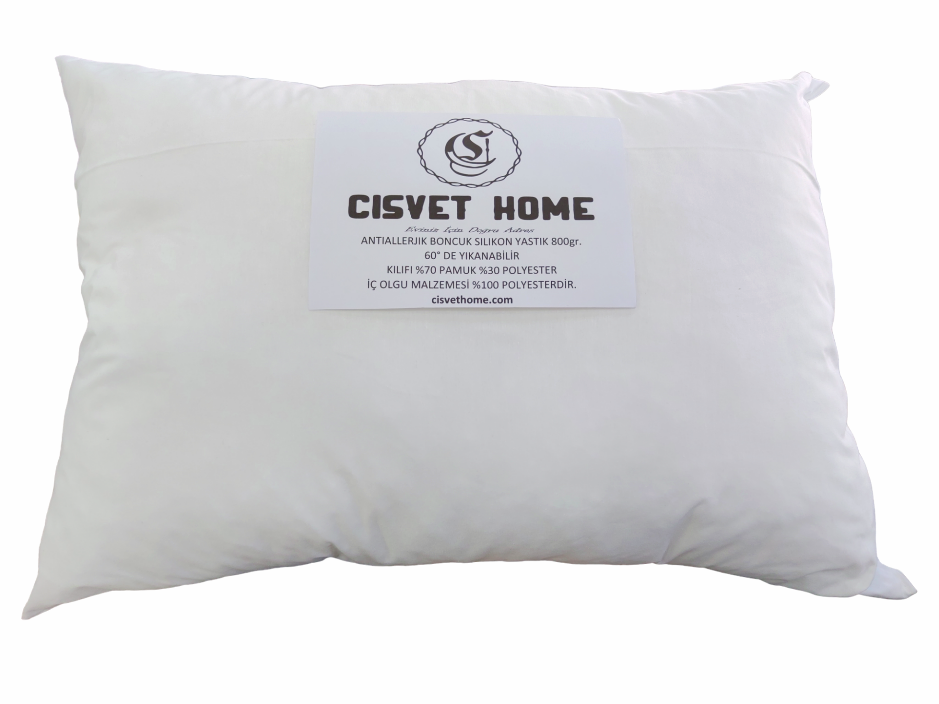Boncuk Silikon Antialerjik Yastık 800 gr 50 x 70 cm
