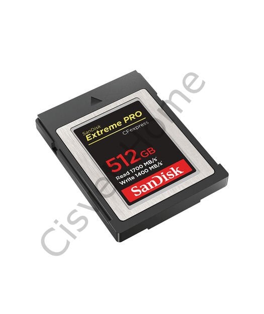SanDisk ExtremePRO CFexpress Type-B 512GB – 1700MB/s Okuma, 1400MB/s Yazma, Profesyonel Performans, Dayanıklı Tasarım, 2 Yıl Garanti