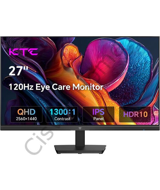 KTC H27D9 – 27'' QHD IPS Monitör, 120Hz, 5ms, HDMI & DP