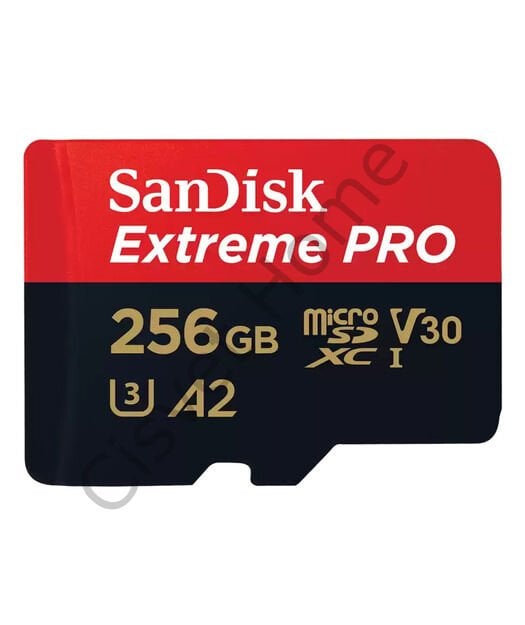 SanDisk ExtremePro 256GB microSDXC – 200MB/s Okuma, 140MB/s Yazma, Class 10, U3, V30, A2 Performans, SD Adaptörlü, 2 Yıl Garanti