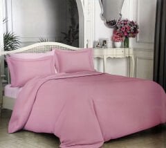 PamukSaten Nevresim Takımı Pembe